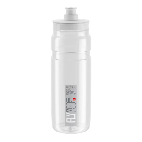 Przejdź do produktu Bidon Elite FLY TEX Clear/Grey Logo 750ml